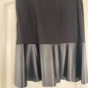 Cabi women’s Owens Faux Leather Shirt Medium